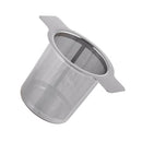 Durable Home Stainless Steel Tea Infuser Filter Strainer Double Handle Basket