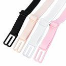 Women Nonslip Elastic Adjustable Band Bra Strap Holder Strap Back Clip 4 Pcs