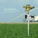 Water Sprinkler Garden Lawn Impulse Metal Spike Grass Hose 360 DegreeJ Hn
