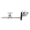 Durable Metal Bass Drum Hoop Mounted Cowbell Holder Clamp for Drummer Drum