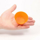 7CM 12pcs Silicone Round Cake Muffin Chocolate Cupcake Mold Baking Cup Mou AKU