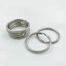 10PCS 25mm 316 Stainless Steel Key Rings Heavy Duty Split Rings Scuba Gear Hot