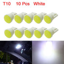 10X Car Interior LED T10 COB W5W License Wedge Door Instrument Side Bulb LampJlj