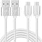 2pcs 6ft Micro USB Android Charger Cable Fast Charging Data Cord for Phone