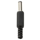 10 x Black Plastic Cover 2.1x5.5mm Male DC Power Plug Jack Connector