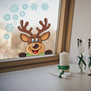 DIY Christmas Stickers Window Glass Decorative Decals Xmas Poster (F)