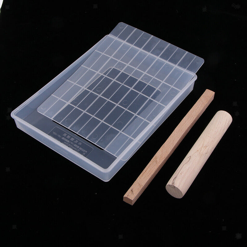 1 Set Nougat Making Tools, Food Use Grade Plastic Mold, Non-stick Mat, Wood