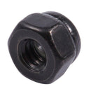 M2 Zinc Plated Nylock Nylon Insert Hex Lock Nuts Black 50pcs T4I4