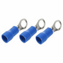 25pcs Insulated Crimp Ring Terminal Wire Connector 16-14AWG M8