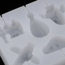 Car Plane Shaped Lollipop Silicone Mold Fondant Cake Decorating Baking Tools