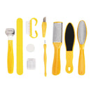 10In1 Pedicure Paddle Foot Scraper Pumice Stone Brush File For Hard Skin Remover