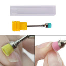 2Pcs Drill Brush Electric Nail Art File Drill Bit For Cleaning Brush Manicure M&