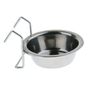 Bird Feeder No Assembly Stainless Steel Bowl Haning Dish Cage Accessories