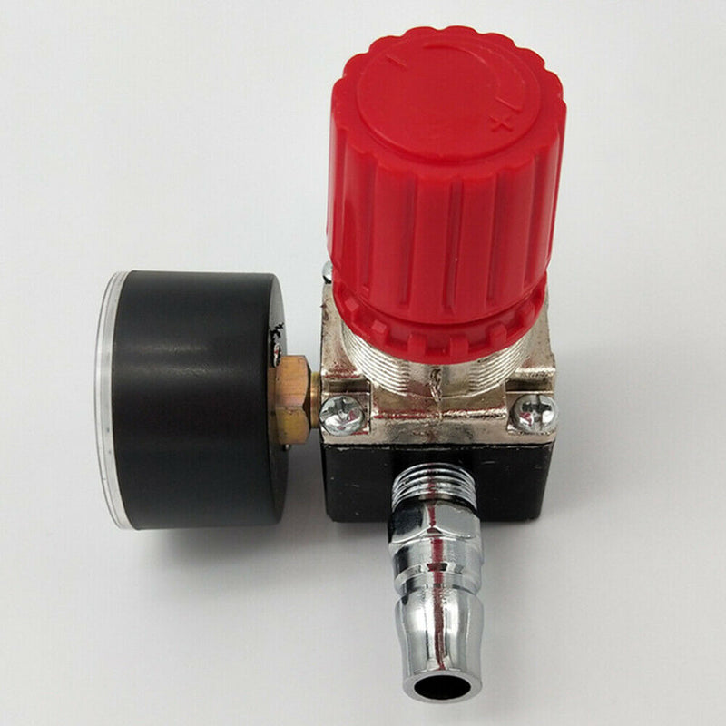180Psi Control Valves Pressure Regulator with 1/4inch Gauges for Air Compressor