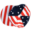 Red Casual USA Flag Print Hip-hop Cap For Men