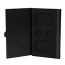 Aluminum 2 SD+ 2TF Micro SD Cards Pin StorageBox Case Holder Protector