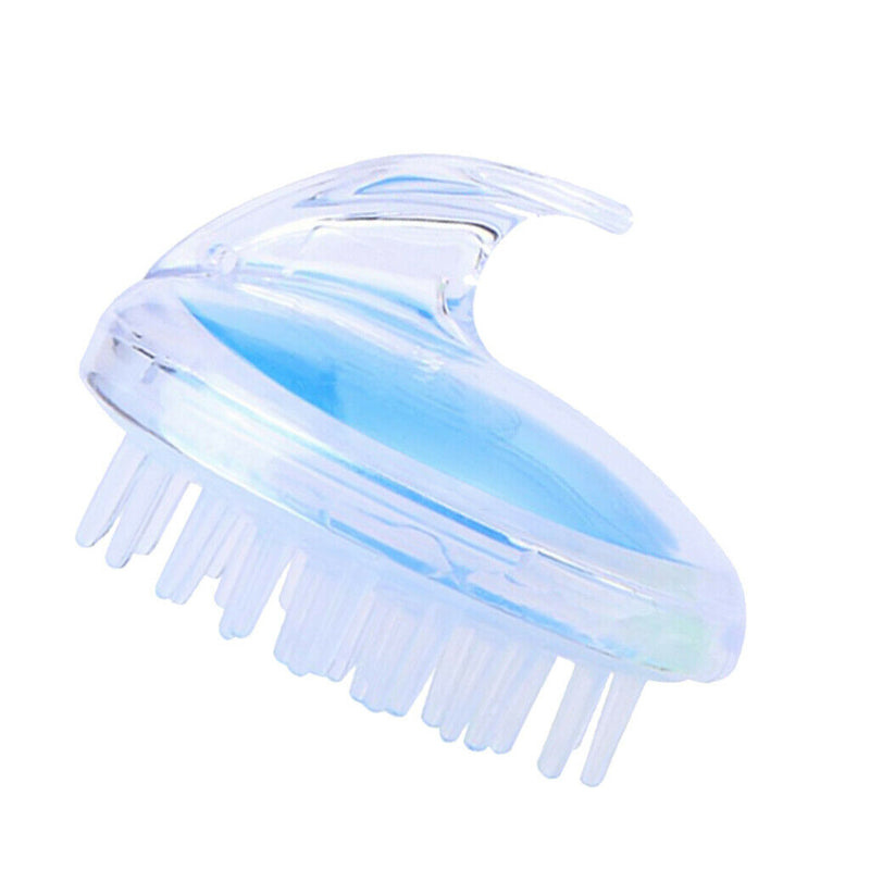 Durable Plastic Handle Silicone Shower Shampoo Body Wash Dandruff Brush Hair