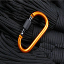 HOT 5Pcs Aluminum Carabiner D-Ring Clip Hook Camping Keychain Screw Locking  `US