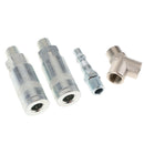 1/4'' BSP Air Tool Couplers With Adapter Quick Release Fittings Tee Joints