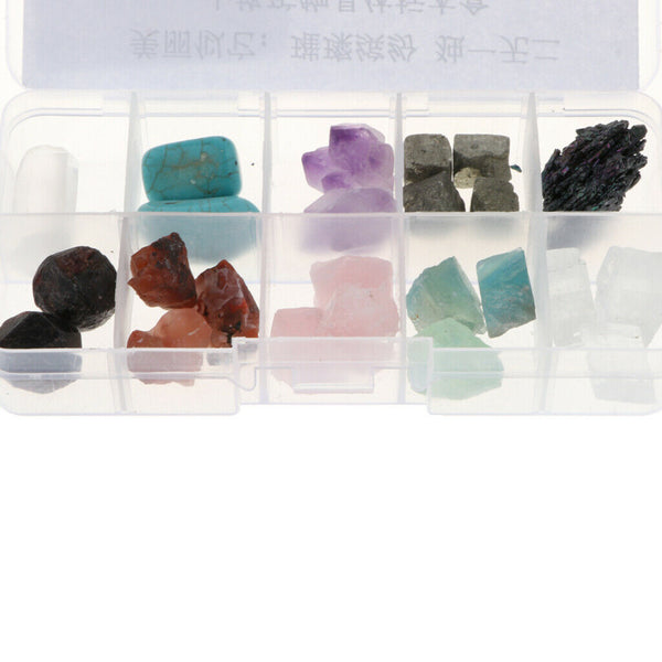 Box fo 10pcs Rock and Mineral Collection Kit for Kids | Rock Science Kit |