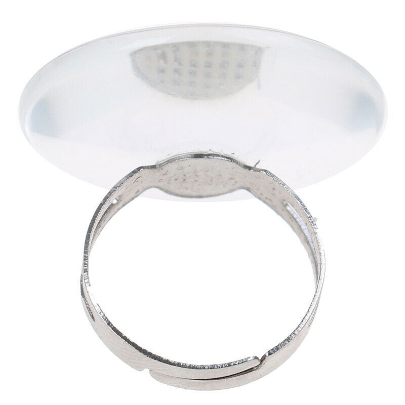 Crystal Glass Ring Glue Holder Individual Eyelash Extension Glue Pallet AdhesiTO