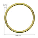 10pcs 40mm Brass Round auto lock snap clip DIY Key Rings Chain Bag Charms