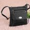 Fashion Women Shoulder Bag Satchel Crossbody Bags PU Sling Handbag (Black)