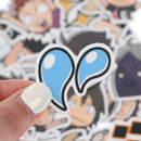40pcs Anime Haikyuu PVC Laptop Suitcase Luggage Skateboard Waterproof StickSEAU