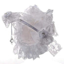 Wedding flower girl flower basket lace decorative ribbon flower bride flowe