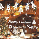 The Christmas Bell Romantic Creative Glass Window Stickers Decorative Wall