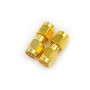 2Pcs SMA Male to SMA Male Plug in series RF Coaxial Adapter Connector T.ES