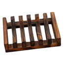2X Wooden Soap Tray Holder Dish Box Case Bath Shower Plate Bathroom Acc VSP
