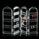 Clear Acrylic Earrings Necklace Jewelry Display Rack Stand Organizer Holder WSC