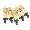 5pcs Adjustable Misting Nozzle Gardening Water Cooling Brass Spray Sprinkler 3C