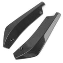 1 Pair Universal Carbon Fiber Look Car Rear Bumper Lip Spoiler Diffuser Splitter