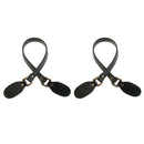 4PCS Bag Handle Handbag Strap Replacements DIY Bag Accessories Black+Brown