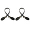4PCS Bag Handle Handbag Strap Replacements DIY Bag Accessories Black+Brown