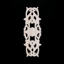 Rubber Wood Carved Applique Retro Furniture Crafts Decor New(22.5*8cm)