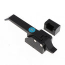 Over-Center Lever Latch with Keys, Door Latch for Southco A7-10-301-20 - Black