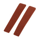 2pcs Cow Leather Archery Bow String Silencer Pads Adhesive Bow Strip Outdoor