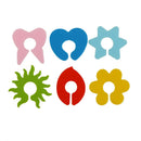 6pcs Silicone Wine Glass Cup Marker Labels Recognizer Party Drinker Marker JR
