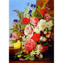 5D DIY Full Drill Diamond Painting Floral Cross Stitch Embroidery (C1033) A