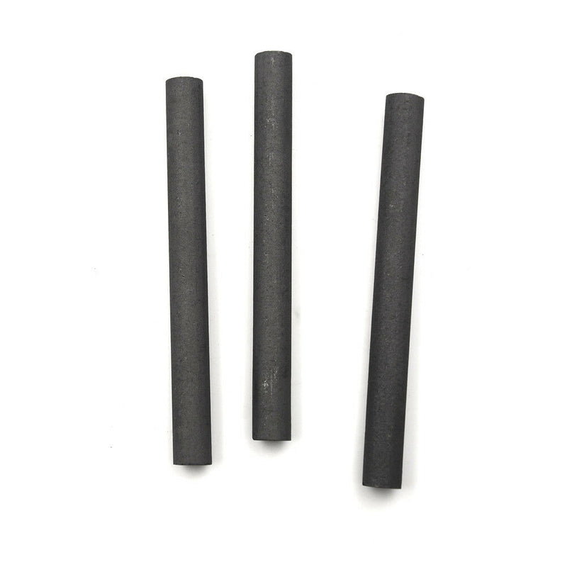 3Pcs/Lot 99.9% Carbon Rod Graphite Rods Welding Electrode Cylinder Rod Bars Gw