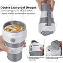 350ml Collapsible Silicone Travel Coffee Tea Mug Outdoor Camping Folding Cup NEW