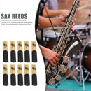 10pcs/lot Saxophone Reeds with Transparent Case for Tenor Sax Parts Accessories