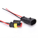 10 kit Waterproof AC/DC Power Female & Male 2Pin 2Way Cable Connector MO