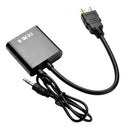 HDMI to VGA Port Male to Famale 1080P Converter Adapter w/3.5mm Audio Cable