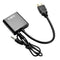 HDMI to VGA Port Male to Famale 1080P Converter Adapter w/3.5mm Audio Cable