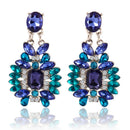 1Pair Luxury Women Crystal Rhinestone Big Dangle Drop Earrings Ear Stud Jewel Kw