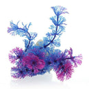 11cm Artificial Plastic Water Plants Fish Tank Aquarium Decoration Purple B Q7X2